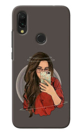 Selfie Queen Redmi Y3 Back Cover